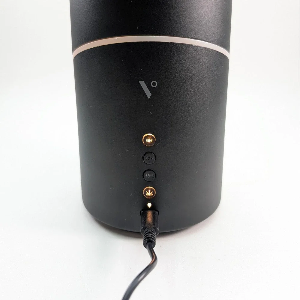 Vitruvi Move Essential Oil Diffuser Charcoal Black Portable Ultrasonic Corded